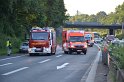 Einsatz BF Koeln Klimaanlage Reisebus defekt A 3 Rich Koeln hoehe Leverkusen P069